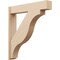 Ekena Millwork 7 1/2-in W x 38-in D x 42-in H Funston Block Rough Cedar Woodgrain TimberThane Outlooker, Primed Tan OUTUR075X38X42FST44RCPR - alternate 1
